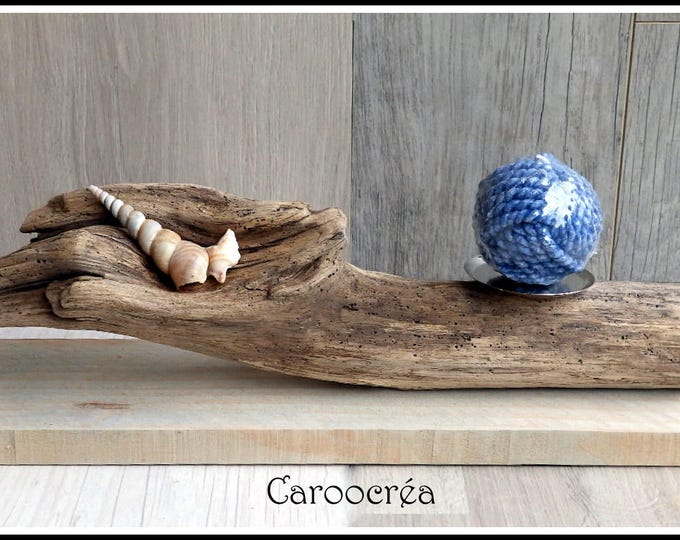 Driftwood candle holder