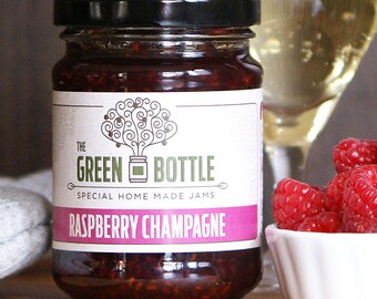 Raspberry champagne jam
