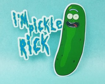 3" Pickle Rick - Geeky Sticker