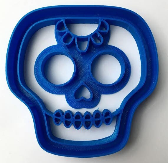 Sugar skull cookie cutter Day of the Dead cookie cutter
