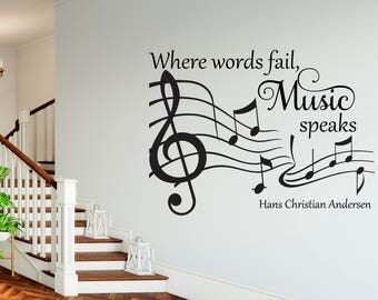 Music quotes | Etsy
