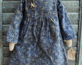 Primitive Handmade Folk Art Rag Doll