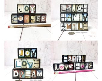 Wood Word Wall Art word wall art | etsy Wood Word Wall Art word wall art | etsy