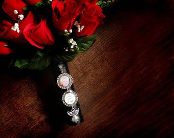 Bouquet Photo Charm / Wedding Bouquet Photo Charm / Custom Photo Charm / Bridal Bouquet Photo Accessory / Bouquet Photo Jewelry / Bride Gift