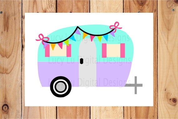 Download VINTAGE CAMPER Digital Cut Files