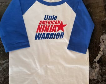 american ninja warrior birthday shirt