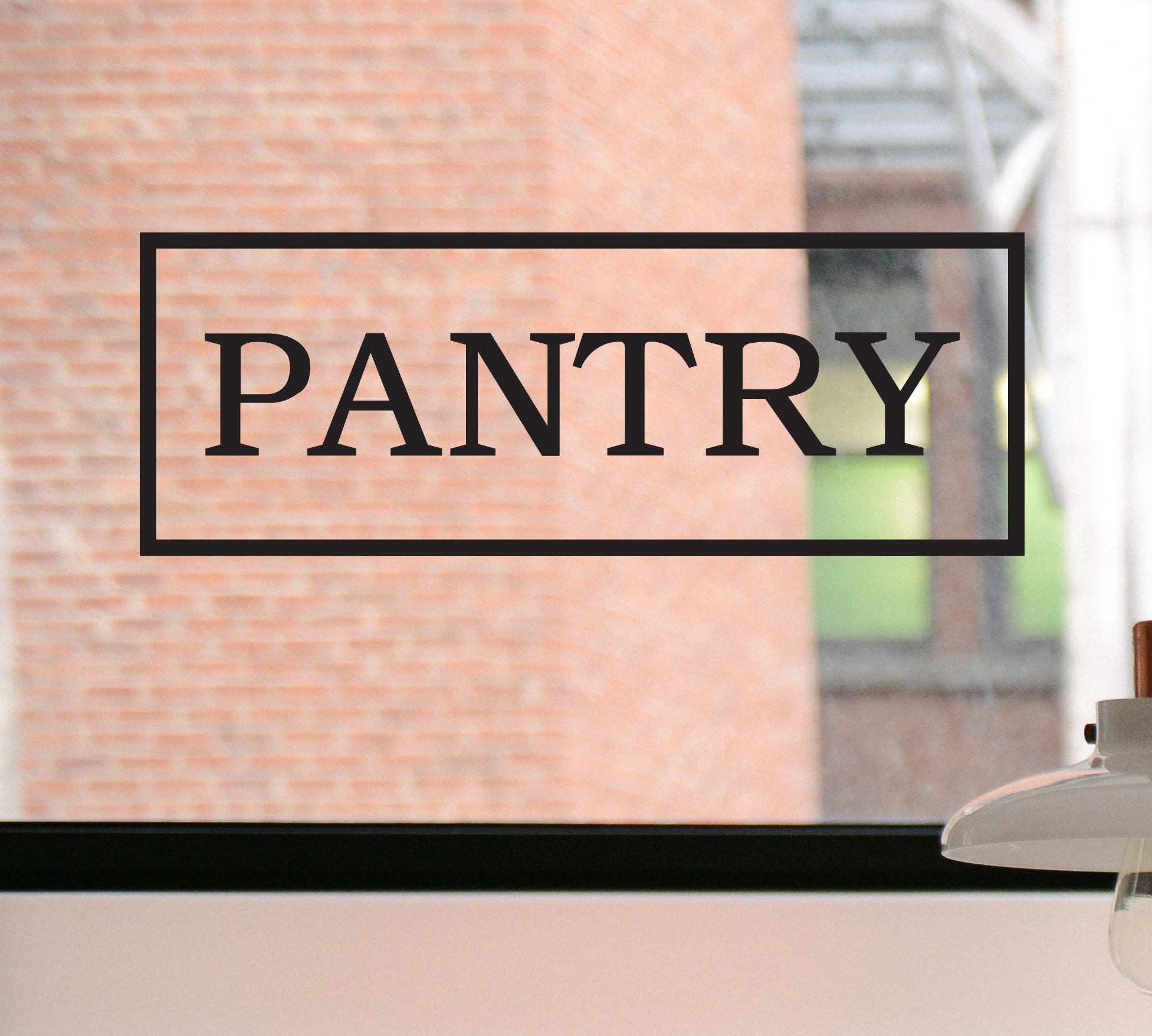 Pantry Decal Pantry Door Decal Pantry Wall Decal Pantry