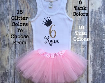 Girl's First Birthday Outfit, Girls 1st Birthday Outfit, Girls Birthday Shirt, girls Birthday Dress, Shirt, Girl's Tutu Outfit, One Shirt