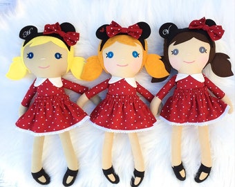 personalized minnie mouse doll