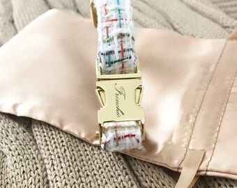 Adjustable dog collar "Chloé"