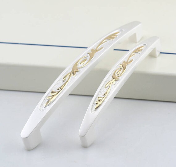Modern White European Drawer Pulls Handles Dresser Pulls