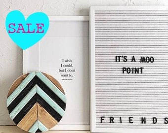 SALE 11" x 16" Black or White Letter Board with 144 Alphabets,Special Characters,Numbers, Letter Board for birth announcement,birthday party