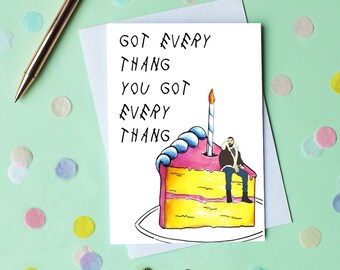 Drake Birthday Card, Funny Birthday Card, Happy Birthday, Drake Gift, Friend Birthday Card, Funny Greeting Card, Drake Bday Card