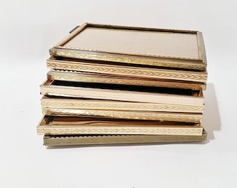 10 Gold Table Number Holders, Table Number Holder Gold, Table Number Holders, 5x7 Metal Frames