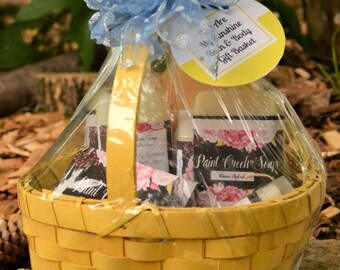 New Mom Gift Basket | Baby Girl | Baby Boy |Bath & Body Gift Basket | Handcrafted in Iowa