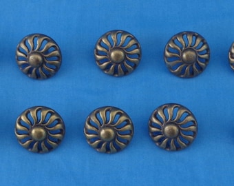 10 vintage KBC brass drawer pulls , 2489L, for wood working projects and crafts-111