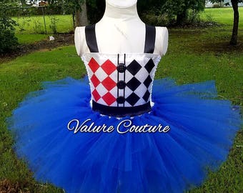 Harley Quinn Inspired Tutu Dress Suicide Squad