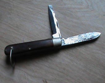 Vintage Camillus New York Electricians two blade pocket knife quality made old USA