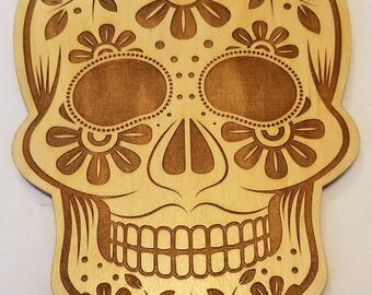 Sugar skull flower | Etsy