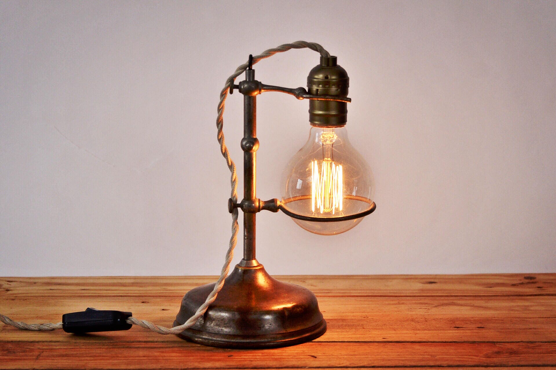 LABORATORY TABLE LAMP Apothecary Table Lamp Lab Stand