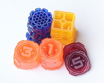 Star Wars Destiny Tokens - Complete Token Pack: Resources, Shields, and Damage