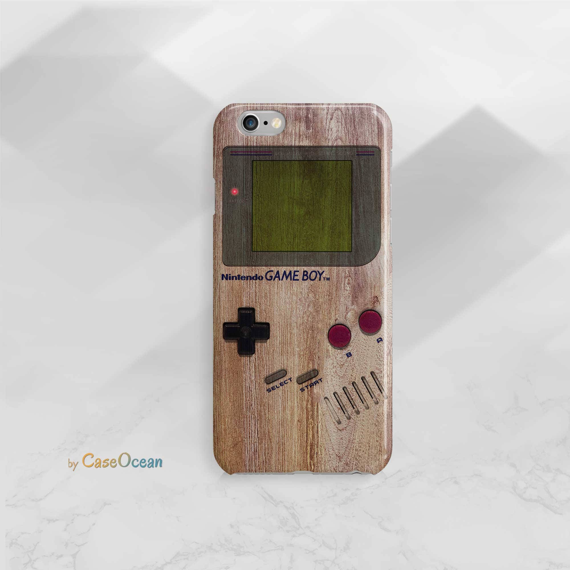 Wooden Gameboy phone case iPhone 8 7 6 6s Plus gameboy case