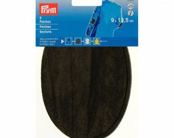 Elbow patch of quality, imitation suede 9 x 13, 5 cm