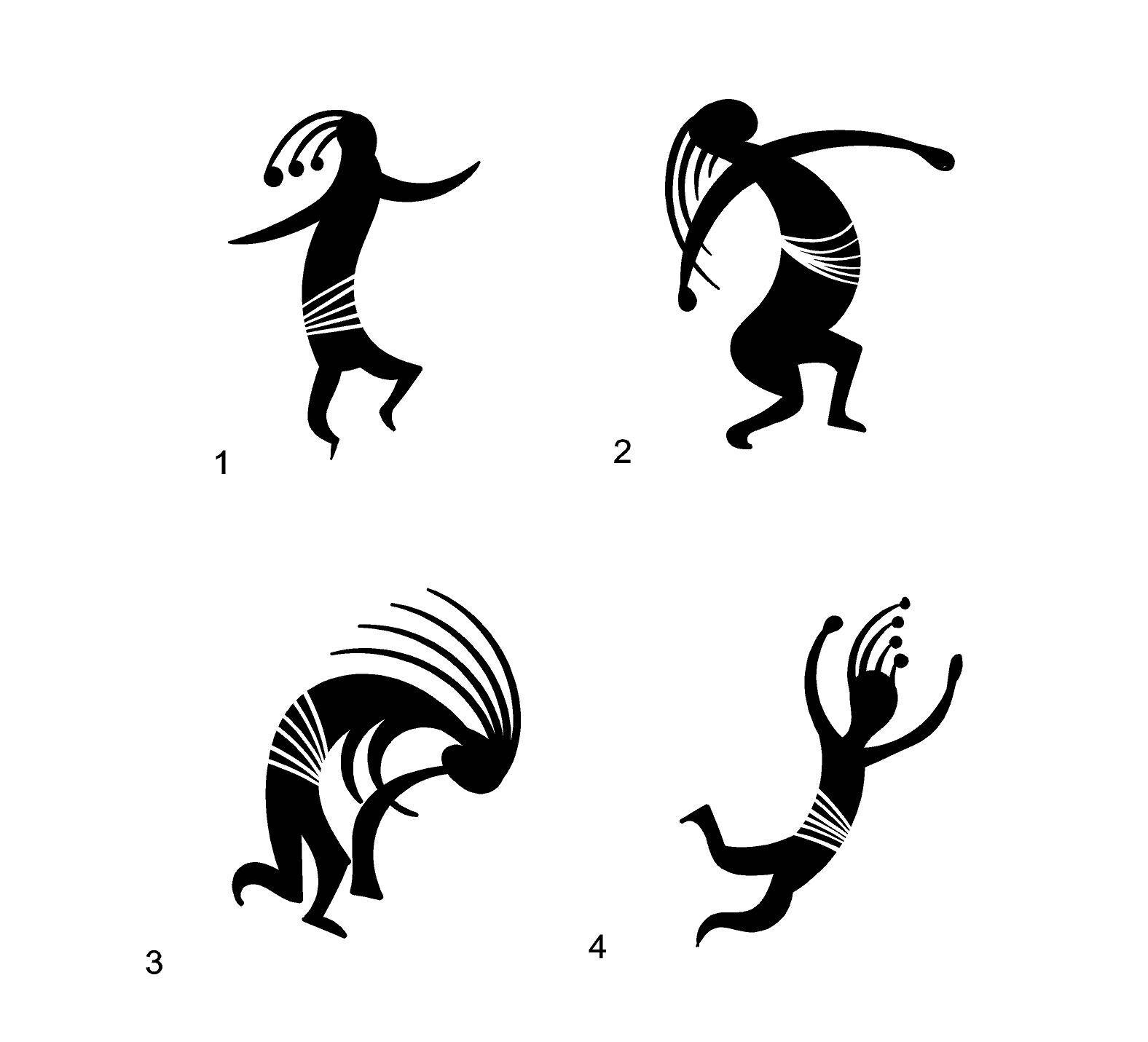 Kokopelli decals Kokopelli figure decals car decal laptop