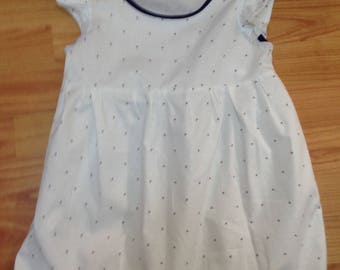 childrens white cotton nightgown