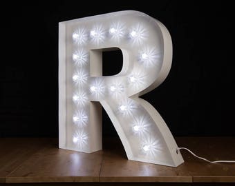 Marquee Letters 36" | Giant 3 Foot Marquee Letters with white LED Turbo Bulbs