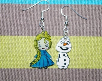 The snow Queen earrings
