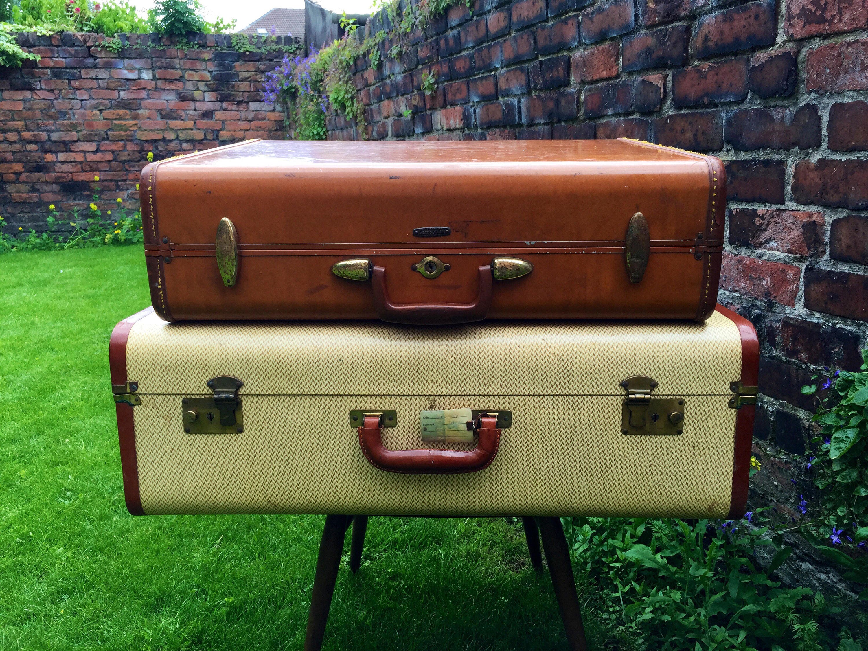 Vintage Suitcases Vintage LUGGAGE Vintage Home Decor   Il Fullxfull.1258953877 2iqr 