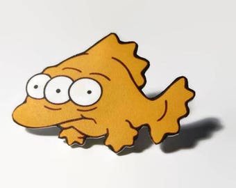 three eyed fish simpsons plush