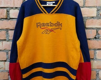 reebok vintage sweatshirt womens gold