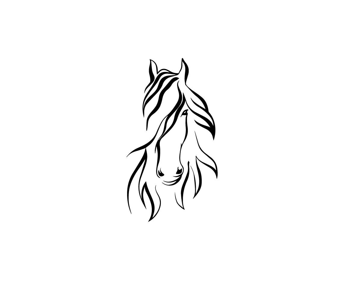 Download Pretty horse head download unique equestrian svg dxf eps