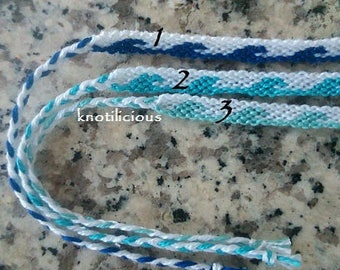 Ocean Wave Friendship Bracelets | Ocean Jewelry | Ocean Wave Anklet | Summer Jewelry | Custom Colors | Surfer Bracelet | Waves bracelet