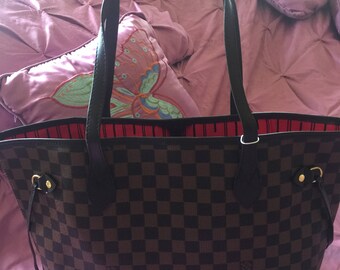 vintage large louis vuitton tote hobo handbag purse bag