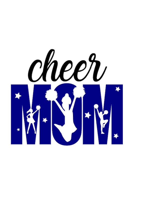 Download Cheer mom svg Mom svg cheerleader cutout svg file dxf