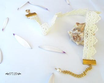 Lace Choker, Choker Necklace, Lace Necklace, Black Lace Choker, Ivory Lace Choker, Victorian Choker, Gothic Choker, Gift for her