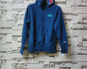 Vintage champion sweatshirt xgirl hoodie big logo C champion products adidas nike polo ralph lauren supreme bathing ape sportswear hipster