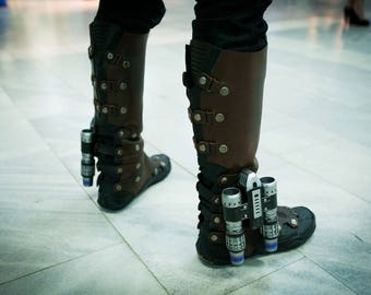 Starlord cosplay, Starlord Leather Spats, Guardians of the Galaxy