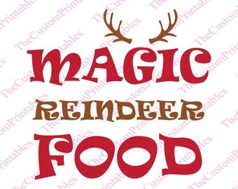 Magic reindeer food | Etsy