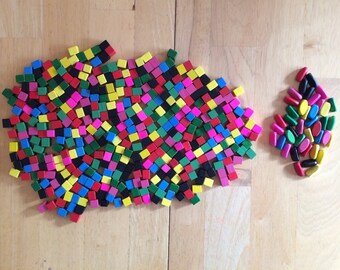 450 Wood Risk Board Game Pieces Upcycle Supplies Material 450 Wood Risk Board Game Pieces Upcycle Supplies Material