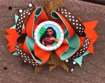 Moana birthday Moana bows, Moana bows, Moana bow, Moana headband, Moana birthday bow, Moana birthday, Disney Moana bow Disney bows Moana