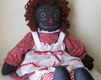 Merrily Ann Raggedy Ann doll knitting pattern INSTANT