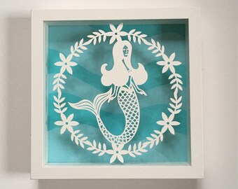 Mermaid Wall Art mermaid wall art | etsy Mermaid Wall Art mermaid wall art | etsy