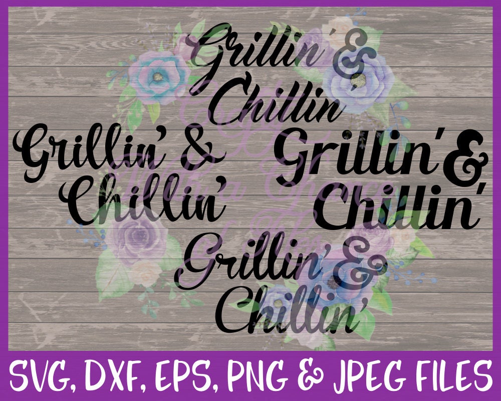 Download 4th of July SVG Grillin' & Chillin' SVG America Svg