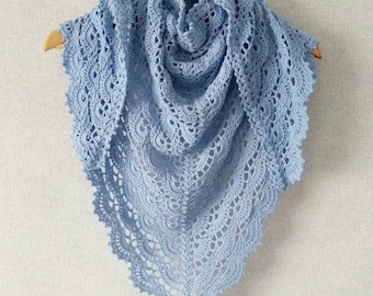 Crocheted shawl