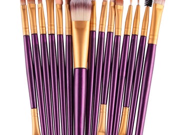 15pcs Makeup brusheS/Foundation Cosmetic Make up brush set