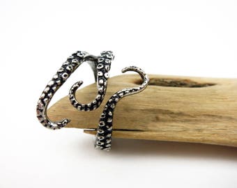 Octopus Ring | Octopus Tentacle Ring | Octopus Engagement Ring | Save Our Oceans Octopus Ring